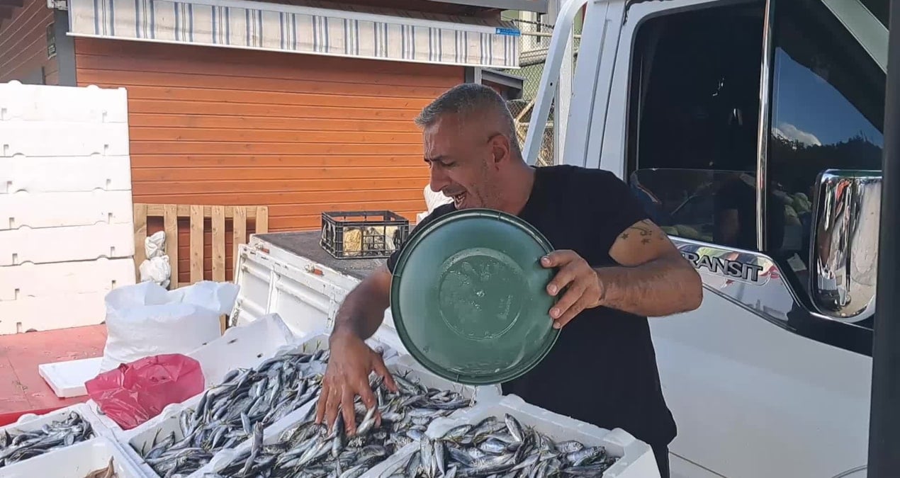 artvinde balik tezgahlari bos kaldi baligin sadece adi kaldi A598kQMD