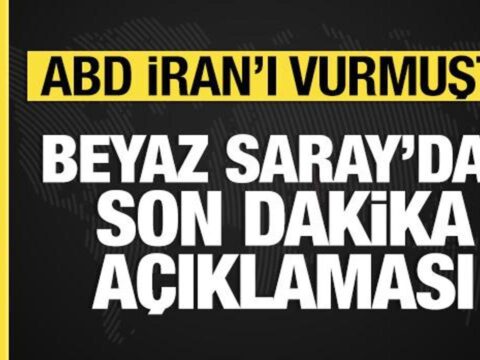 Abd irani fuzelerle vurmustu beyaz saraydan aciklama geldi rrHnSaKv