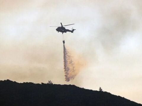Kutahyada orman yanginina 7 helikopter ve 4 ucakla mudahale dOGsD8Lk