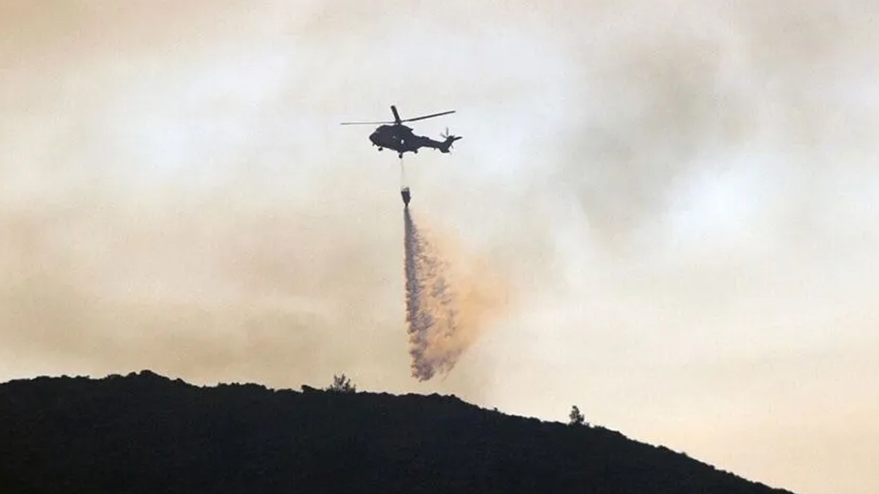 Kutahyada orman yanginina 7 helikopter ve 4 ucakla mudahale dOGsD8Lk